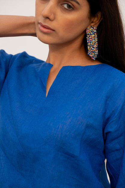 Sapphire Linen Top