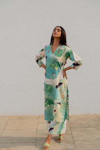 Birds Eye View Kurta Set