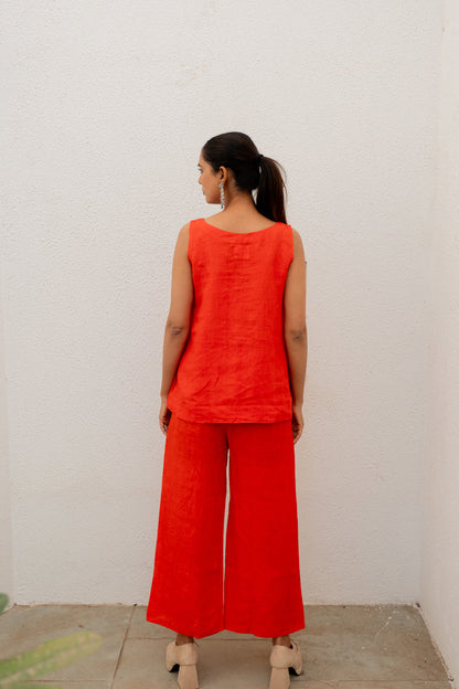 Scarlet Linen Co-Ord