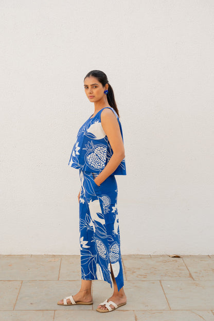 Blue Anaar Skirt Co-Ord