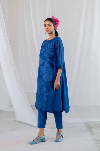 Leaves in the ocean Kurta Co-Ord
