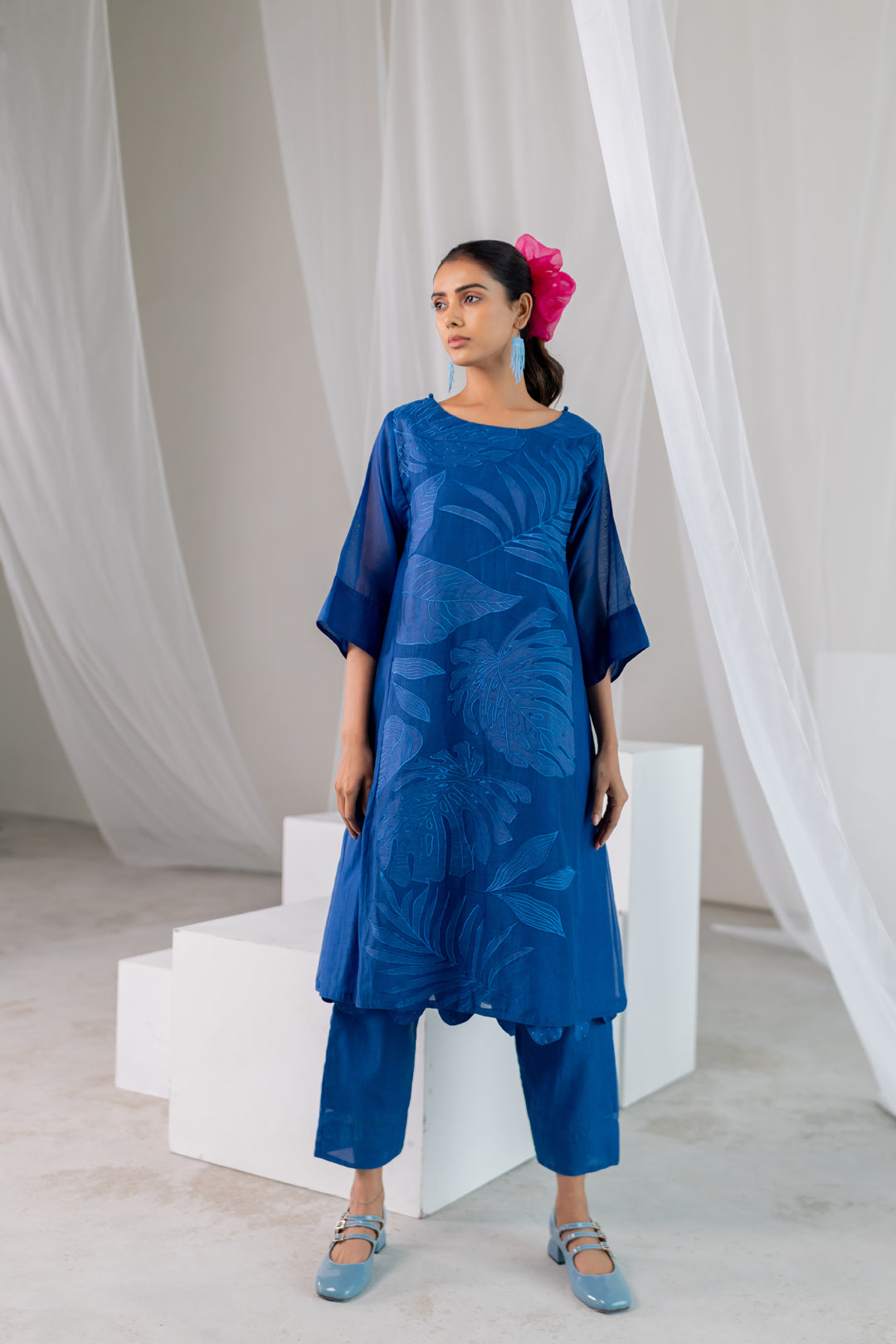 Leaves in the ocean Kurta