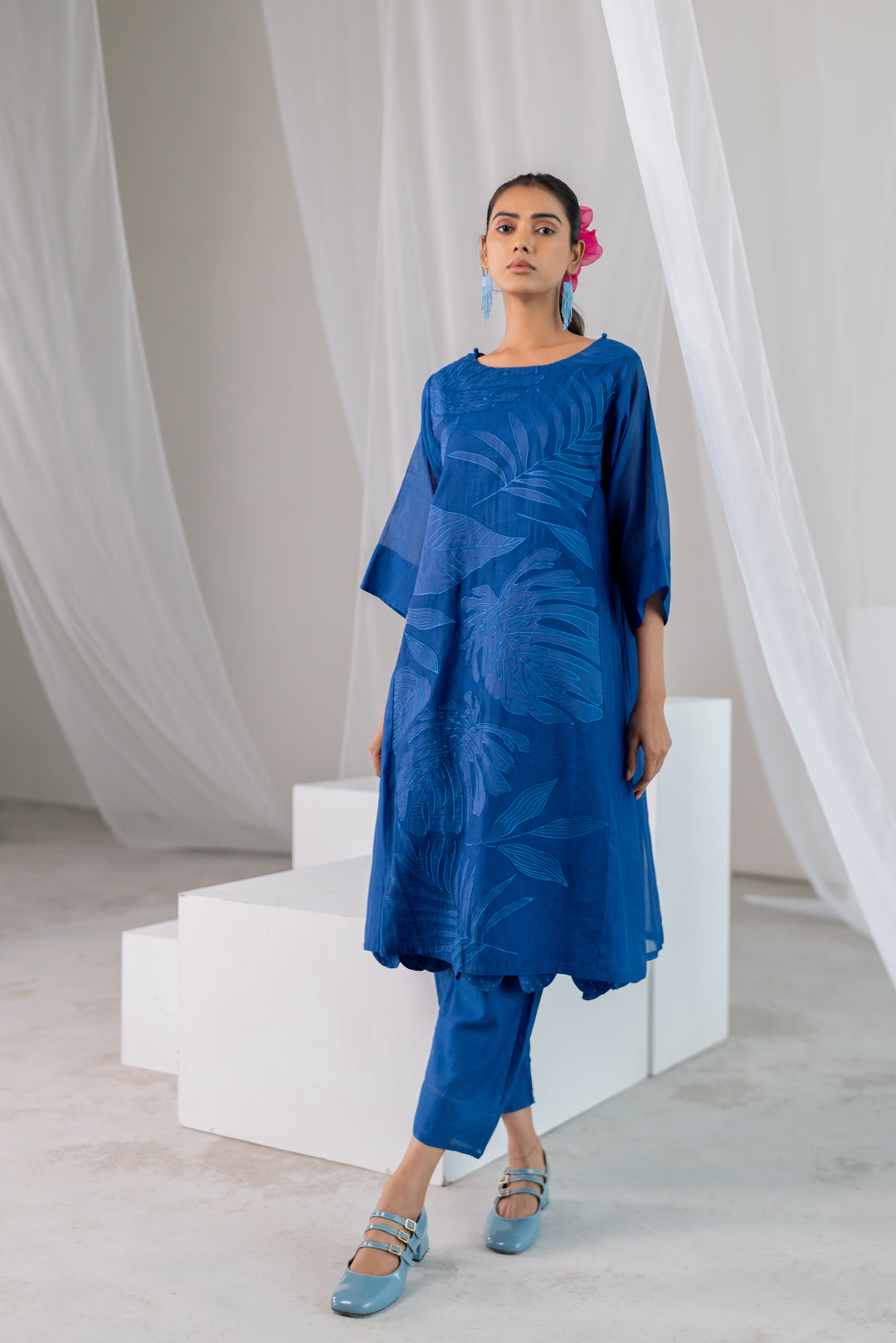 Leaves in the ocean Kurta