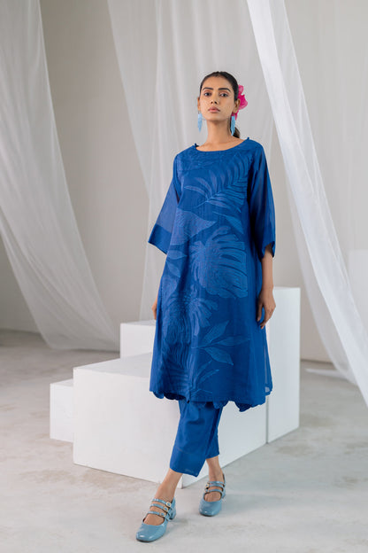 Leaves in the ocean Kurta Co-Ord