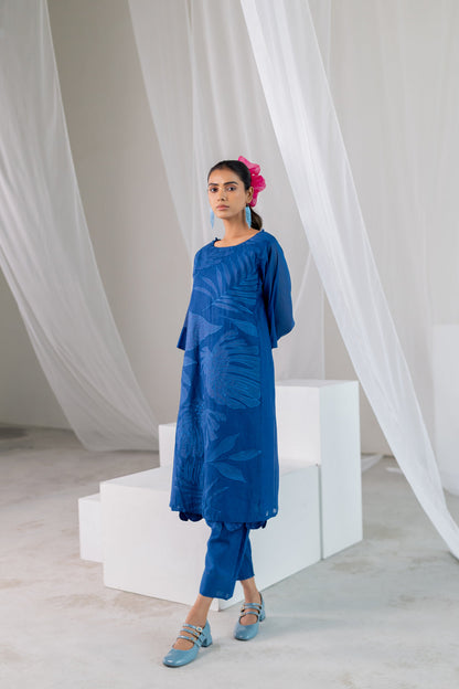 Leaves in the ocean Kurta Co-Ord