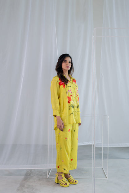 Solar Botanicals Shirt Co-Ord