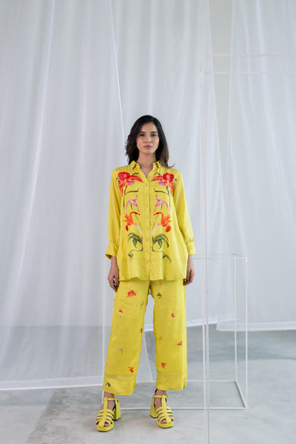 Solar Botanicals Shirt Co-Ord