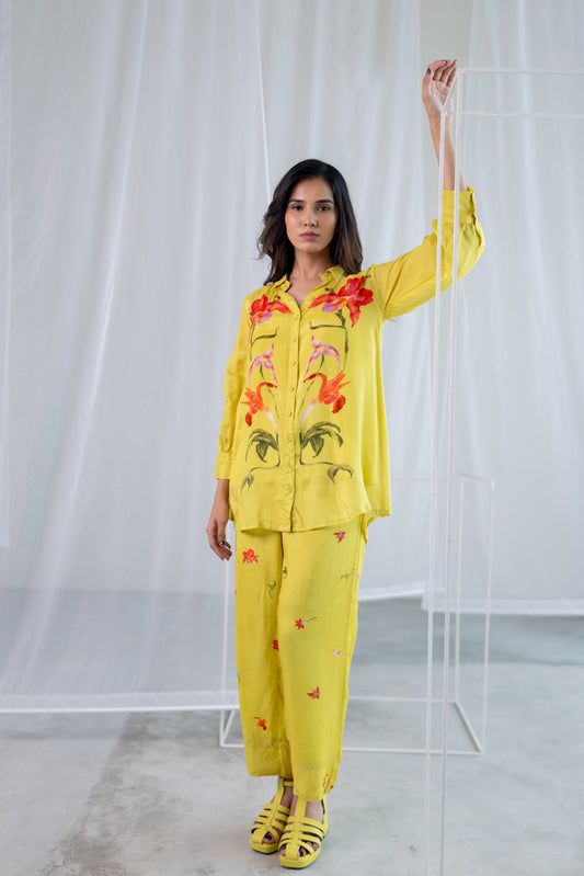 Solar Botanicals Shirt Co-Ord
