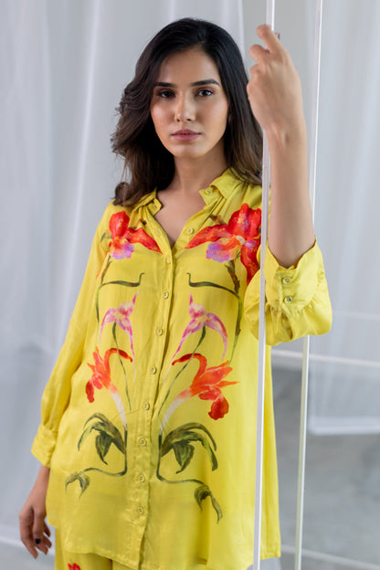 Solar Botanicals Shirt Co-Ord