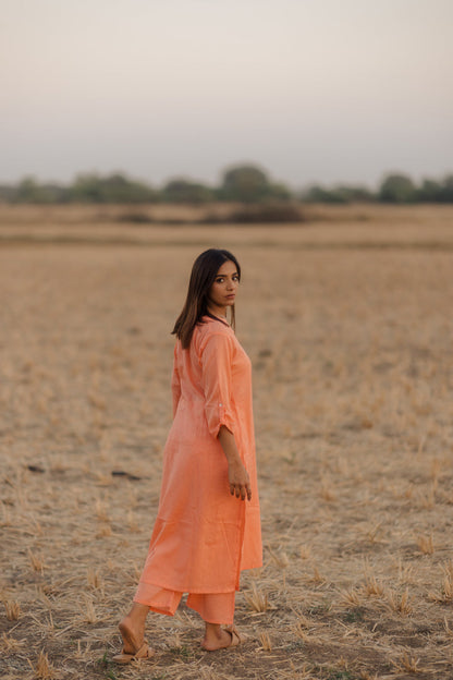 Melon kurta set