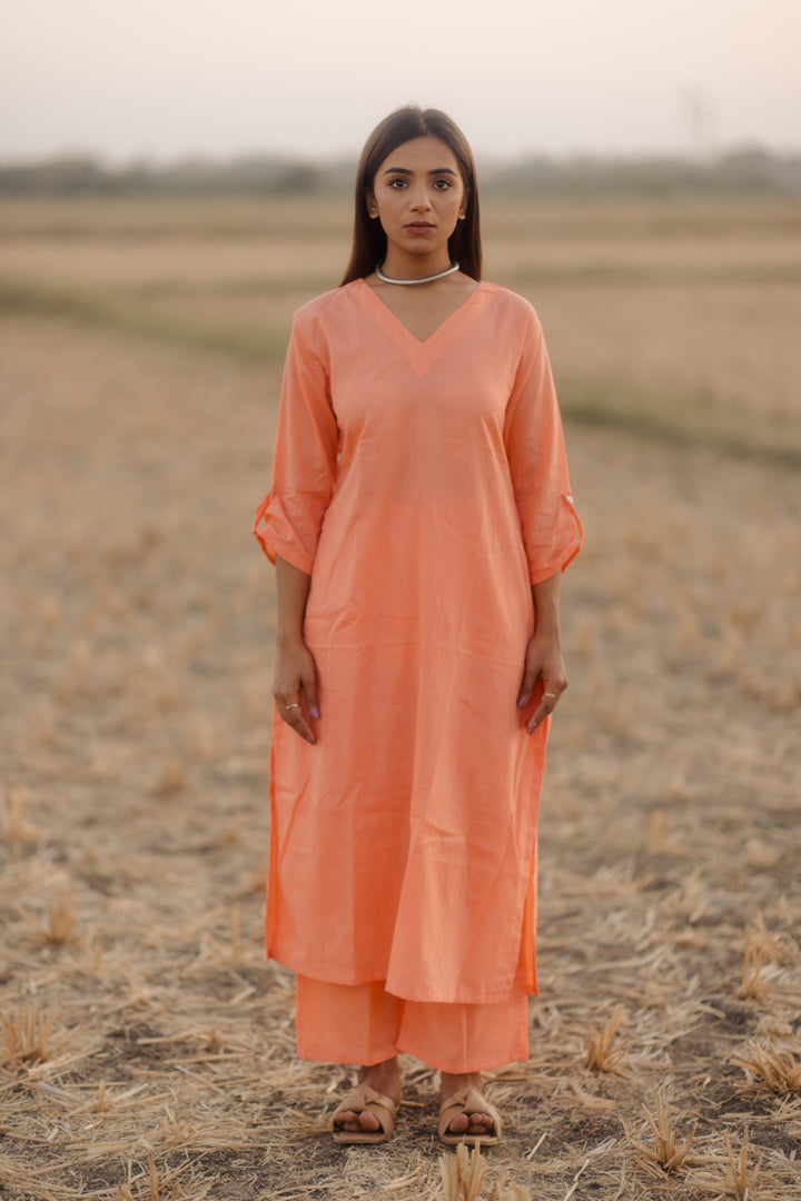 Melon kurta set