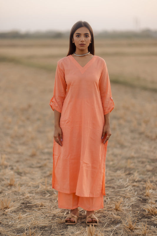 Melon kurta set