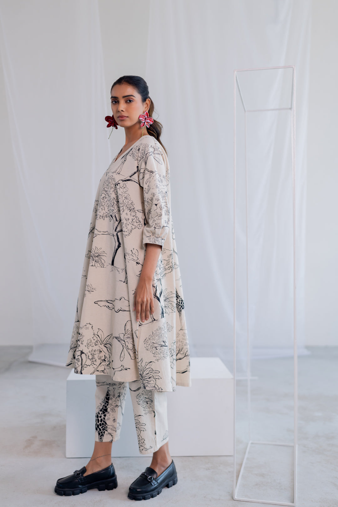 Alabaster Safari Kurta Set