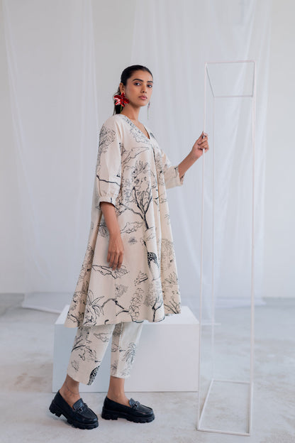 Alabaster Safari Kurta Set