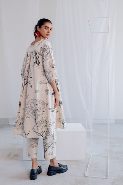 Alabaster Safari Kurta Set