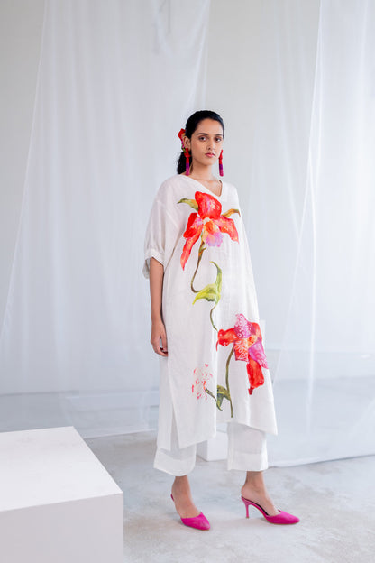 Orchids Frost Kurta Set