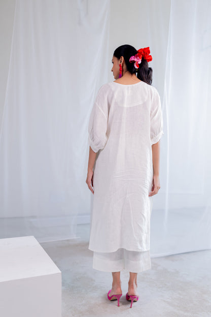 Orchids Frost Kurta