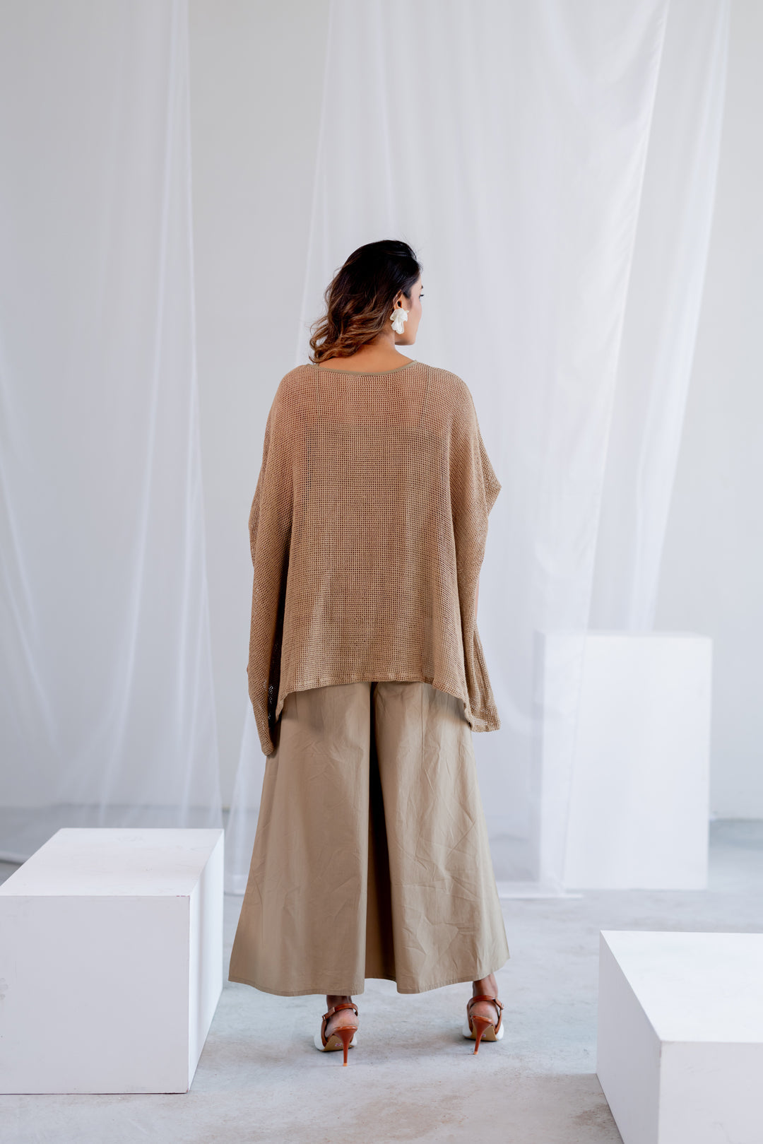 Almond Mesh Kaftan