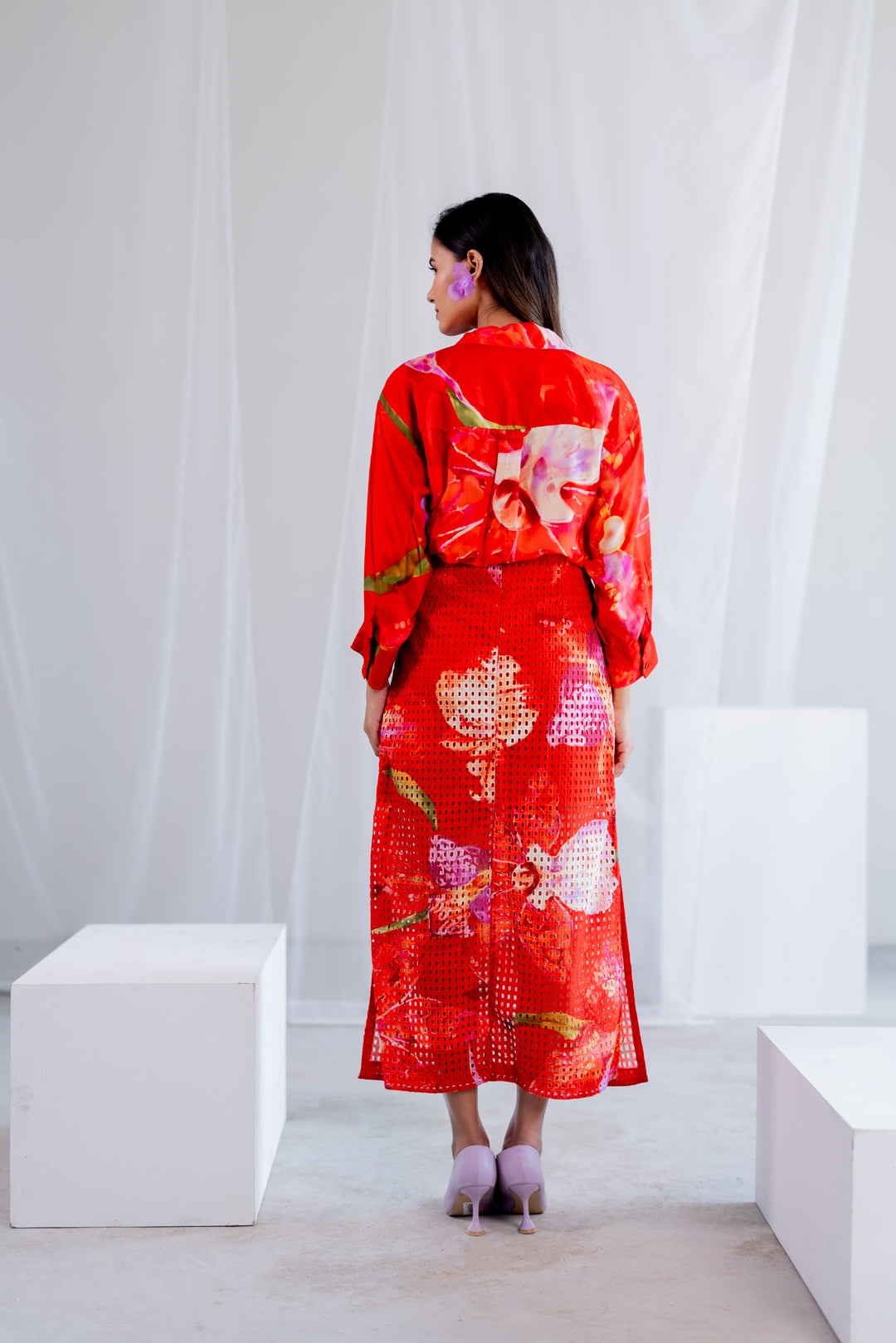 Scarlet Sundown Skirt Set