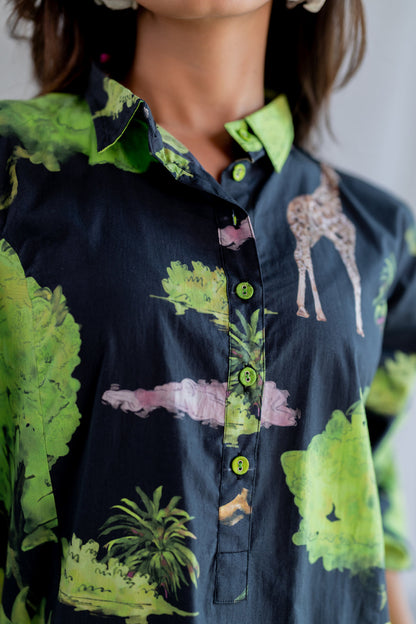 Masai Safari Poplin Dress