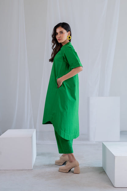 Deep Moss Kurta Set