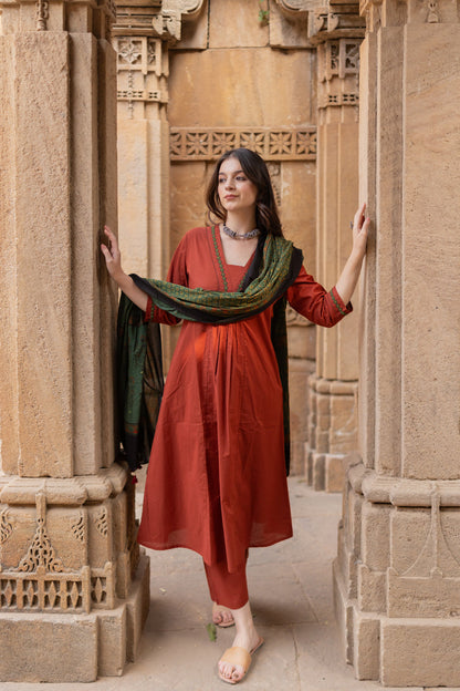 Sindhur Earth Kurta Set