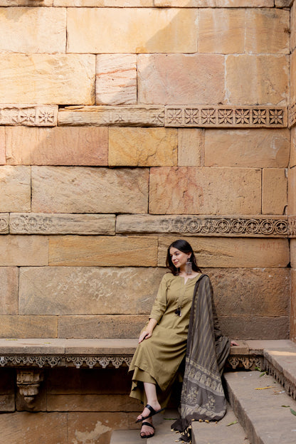 Banni Clay Kurta Set