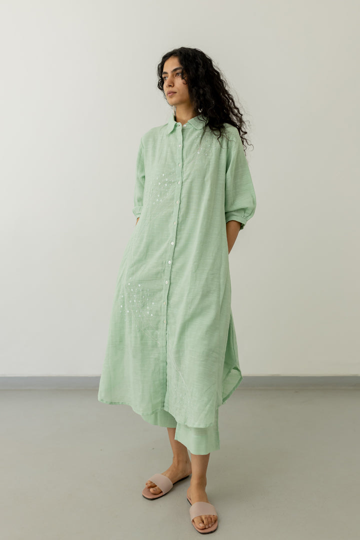 Mint Cotton Tunic