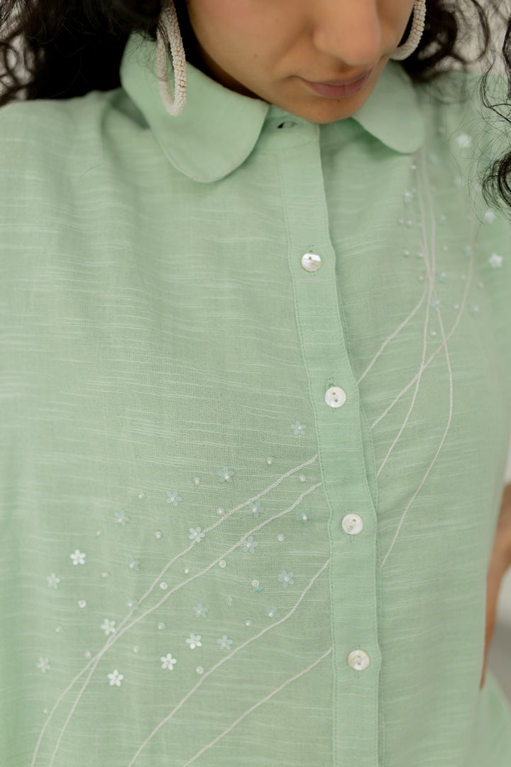 Mint Cotton Tunic