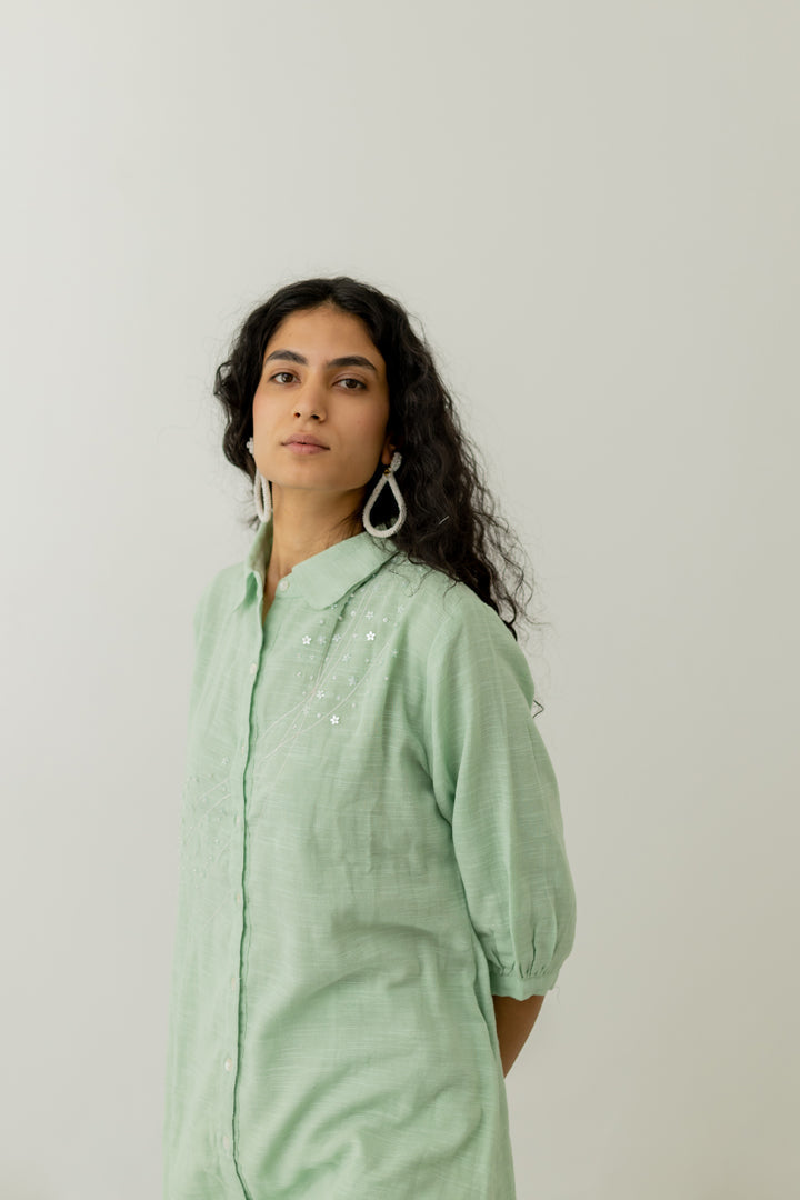 Mint Cotton Tunic
