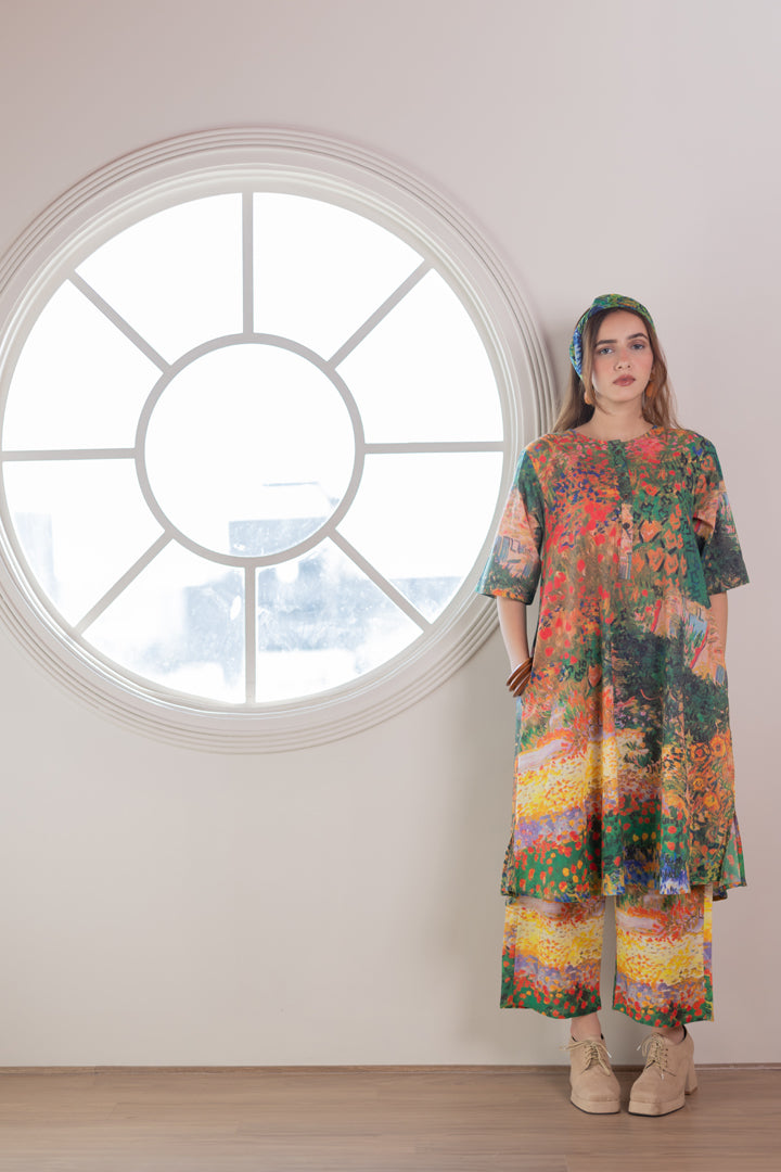 Valley Flowers Tunic Set