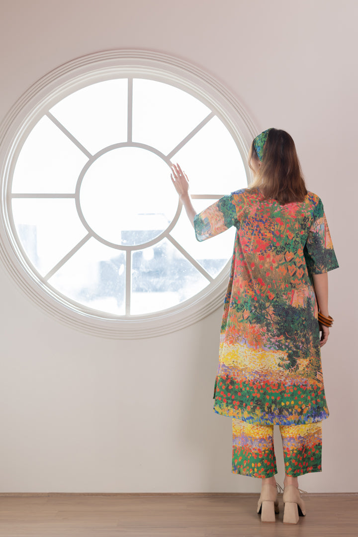 Valley Flowers Tunic Set