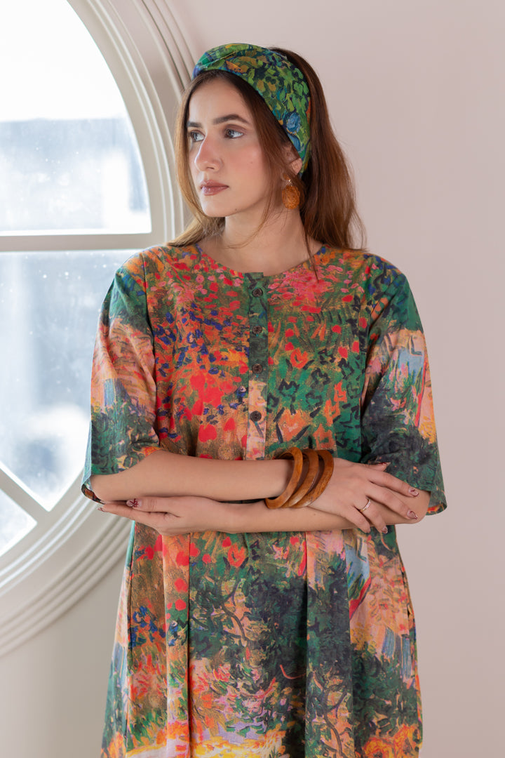 Valley Flowers Tunic Set