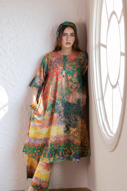 Valley Flowers Tunic Set