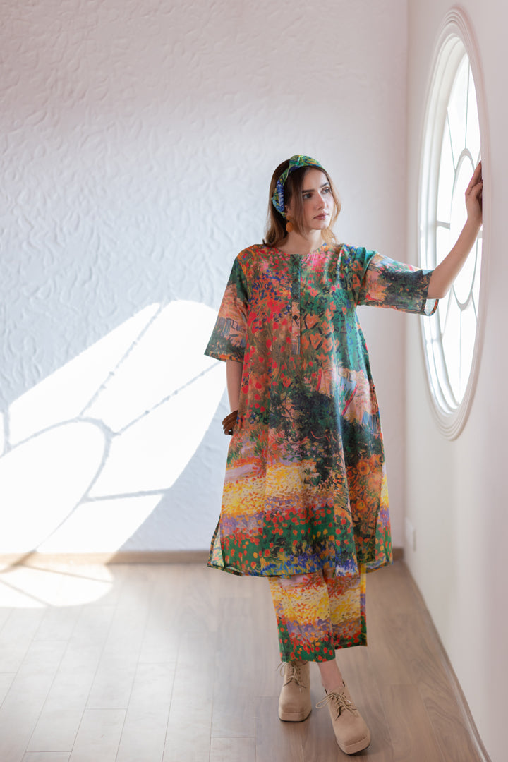 Valley Flowers Tunic Set