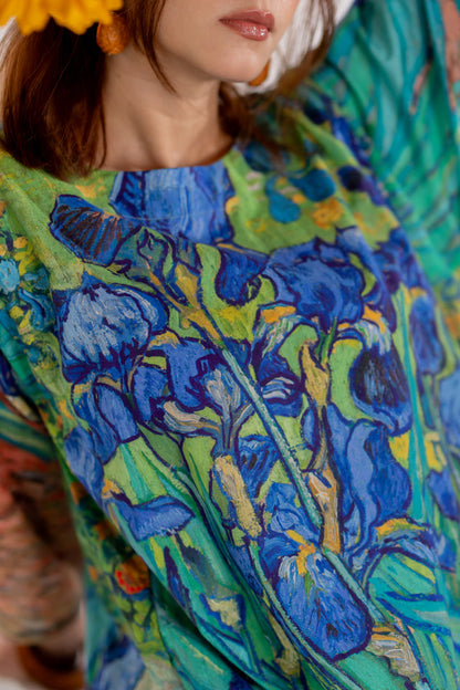 Iris Blooms Kurta