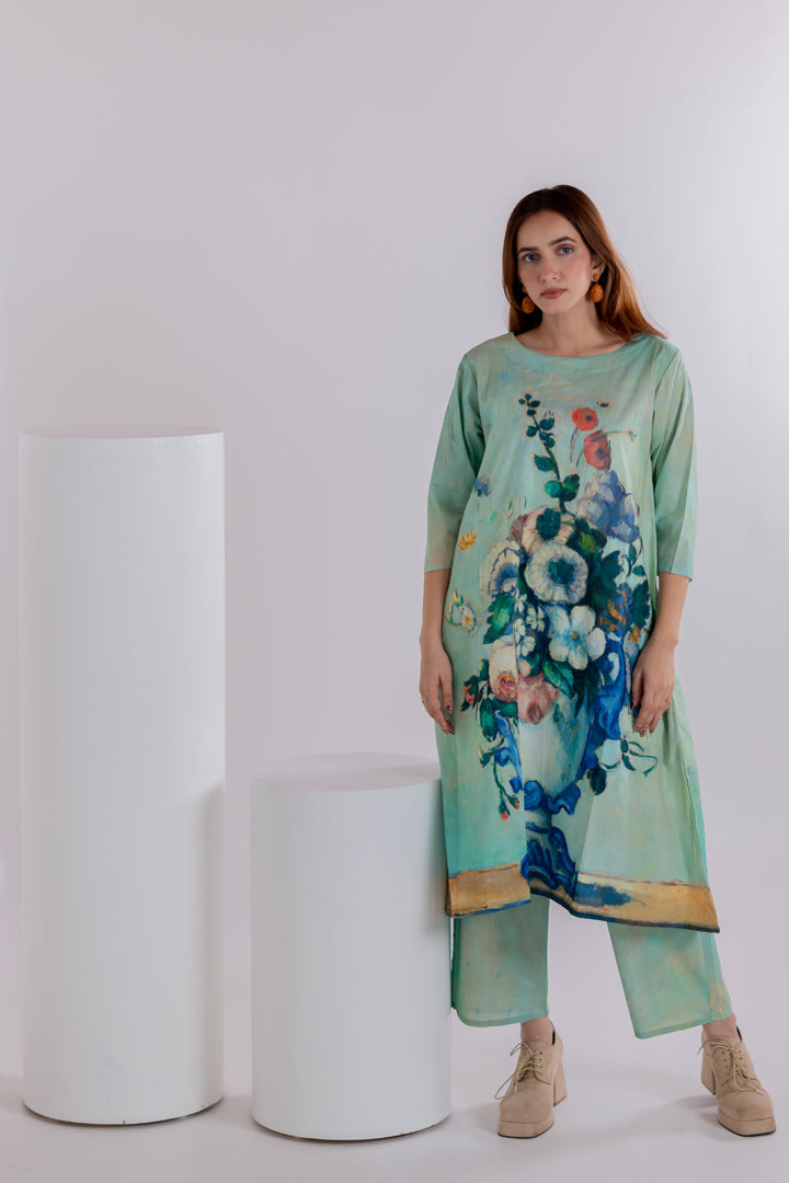 Still Life Vase Kurta Set