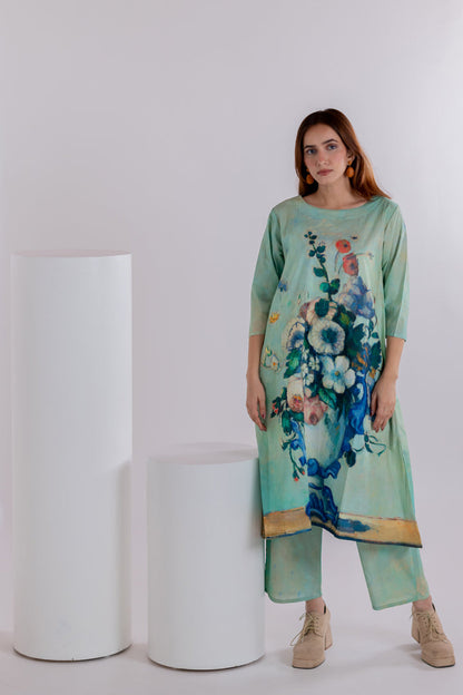 Still Life Vase Kurta Set