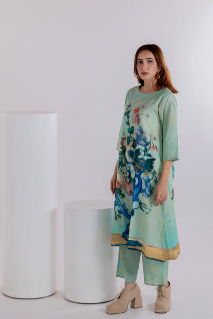 Still Life Vase Kurta Set