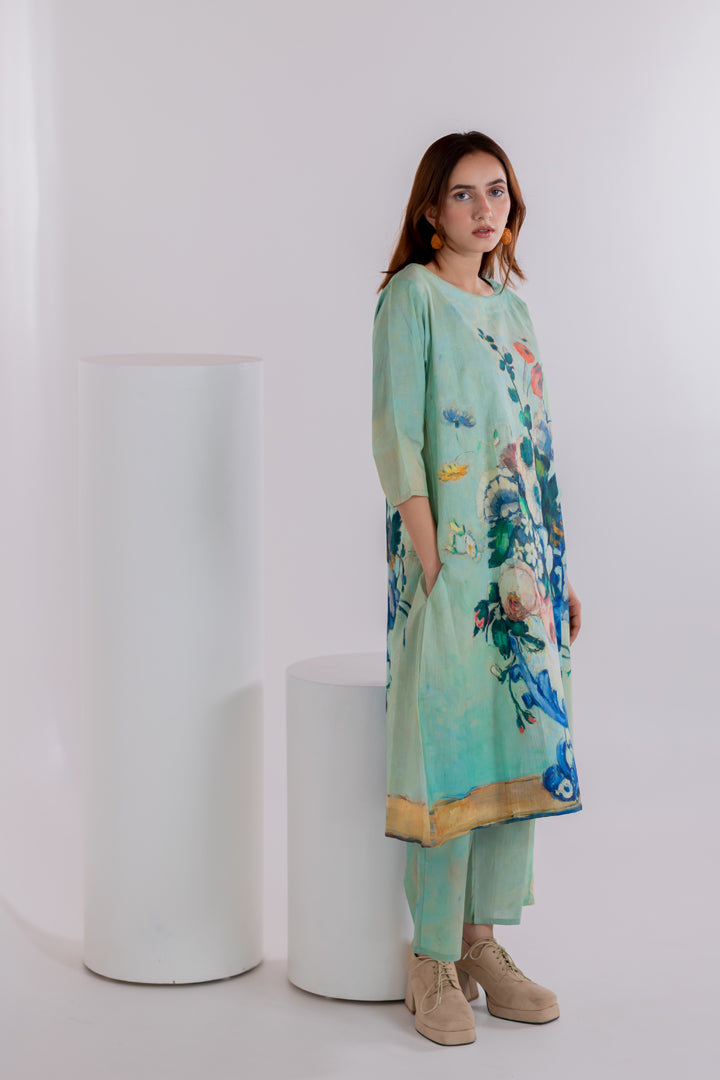 Still Life Vase Kurta Set
