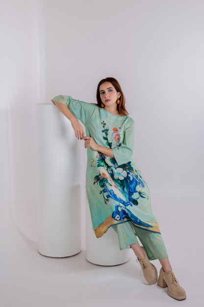 Still Life Vase Kurta Set
