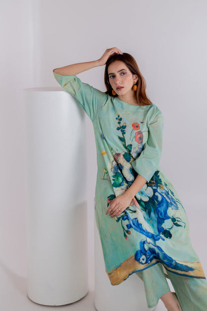 Still Life Vase Kurta Set