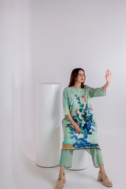 Still Life Vase Kurta Set