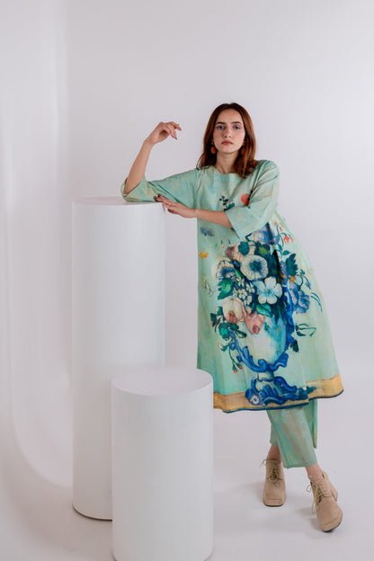 Still Life Vase Kurta Set
