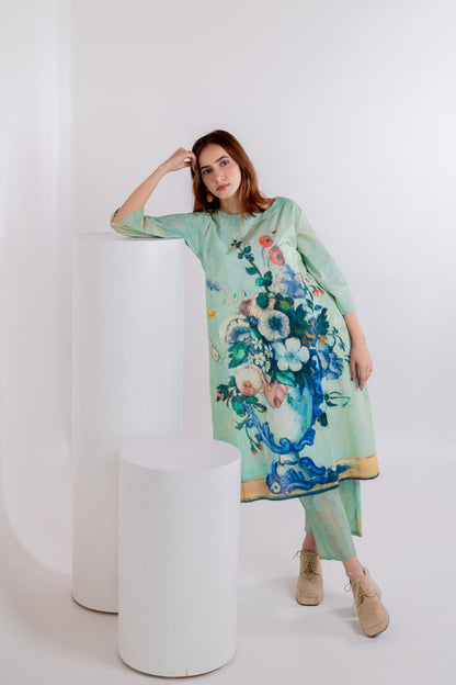 Still Life Vase Kurta Set
