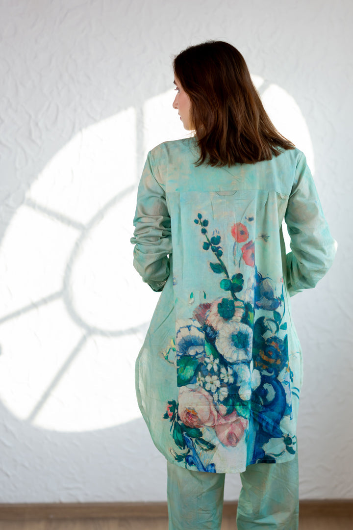 Flowers and Fruits Shirt Co-Ord