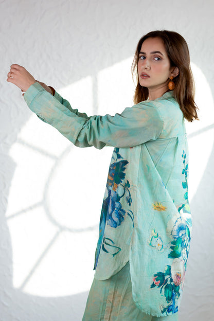 Flowers and Fruits Shirt Co-Ord
