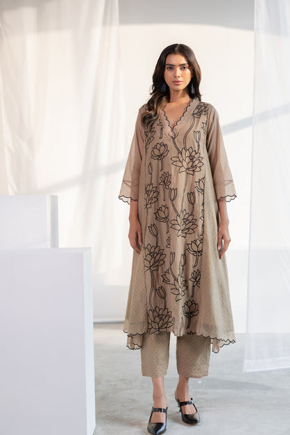 Lotus Bay Applique Kurta Set
