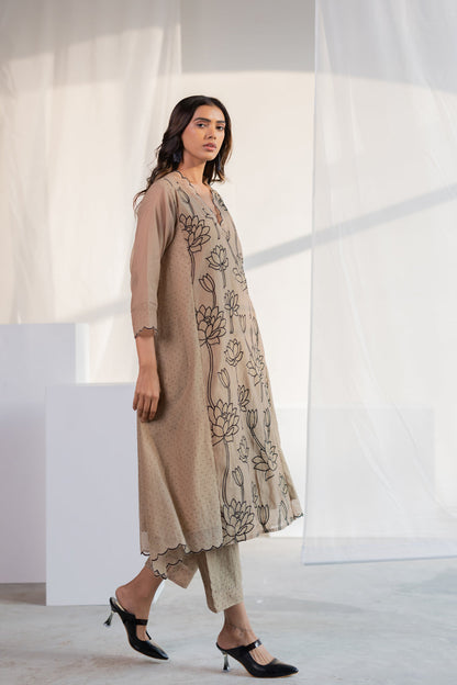 Lotus Bay Applique Kurta