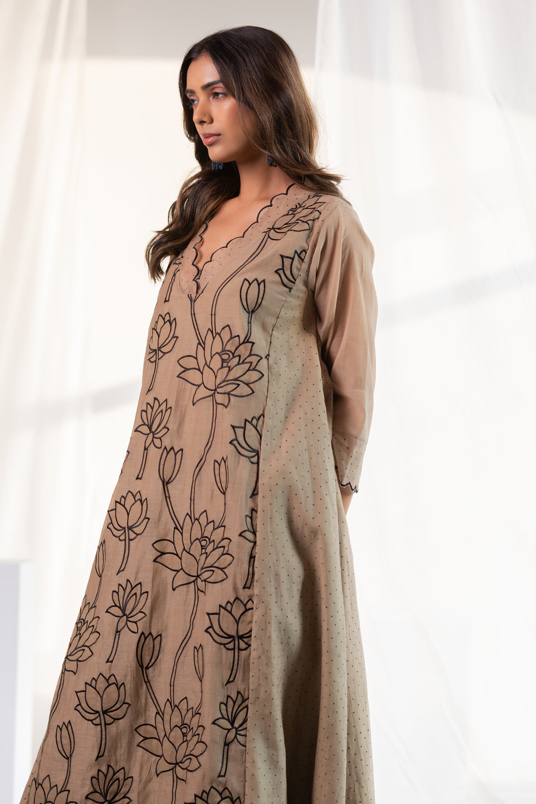 Lotus Bay Applique Kurta